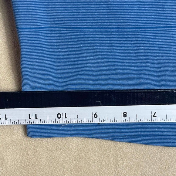 Hang Ten Mens 34 Board Short Blue Striped Mid Rise Pockets‎ Relaxed Fit - Picture 7 of 14